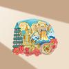 Nanning 3D Wooden City Refrigerator Magnet – Creative Kitchen Souvenir Gift