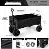 Foldable Reclining Kids Camping Cart with Off-Road Wheels