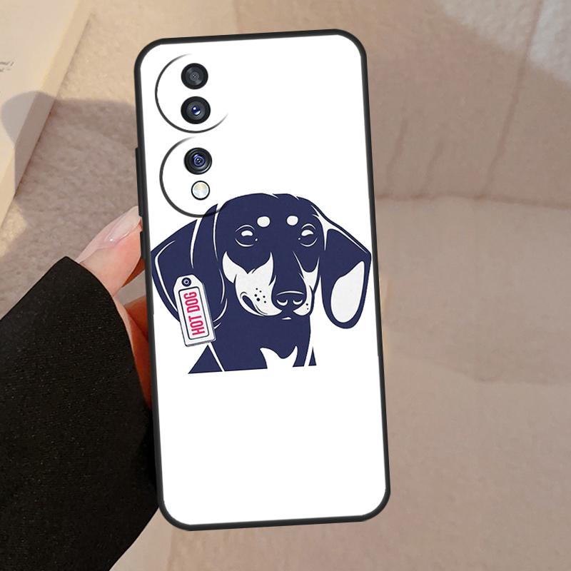 Dachshund Dog For Honor Magic 5 6 7 8 Pro Case For Honor X9d X9a X9b X9c X8c X8b 50 70 90 200 400 Lite Win