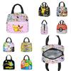 Niedliche Pikachu Pokemon Lunchtasche Cartoon Handtasche Kühltasche für Kinder Tragbar und stilvoll