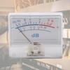 VU Ammeter Audio Device Bike High Precision DB-Meter with Lamp Bulb Power Discharge Mechanical Flat Meter with-Backlight