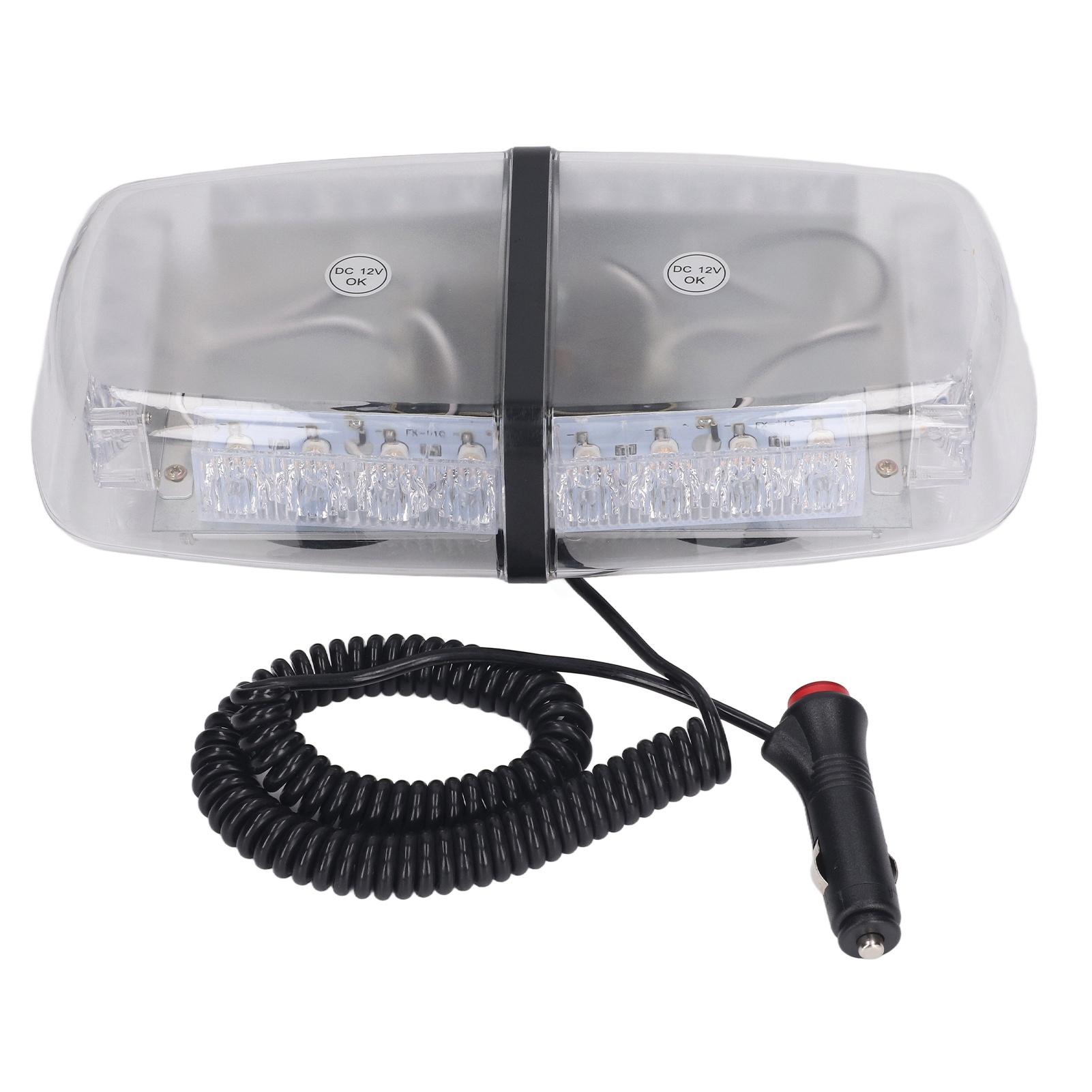 

Strobe Light DC 12V LED Flashing Warning Lamp Bar with Magnetic Base for Car Yacht