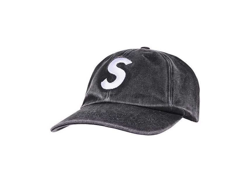 Supreme Pigment S Logo 6-Panel Black 24FW One-Size