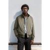 Spring and Autumn Jacket Solid Color Single Breasted Ribbed Solid Color Jacket Baseball Uniform