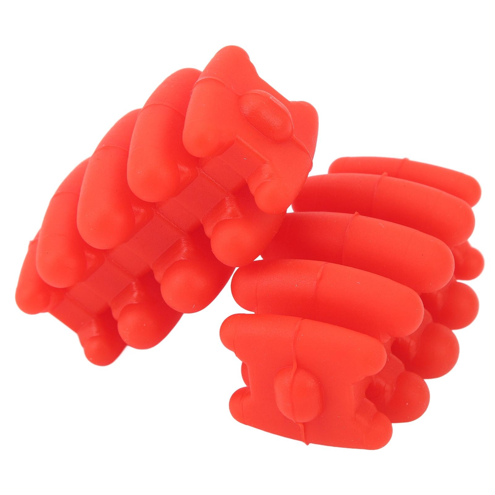 

Archery Bow Limbs Stabilizer Silicone Universal Vibration Dampener Compound Bow Limbs Shock Absorber 2pcs Red Red червоний