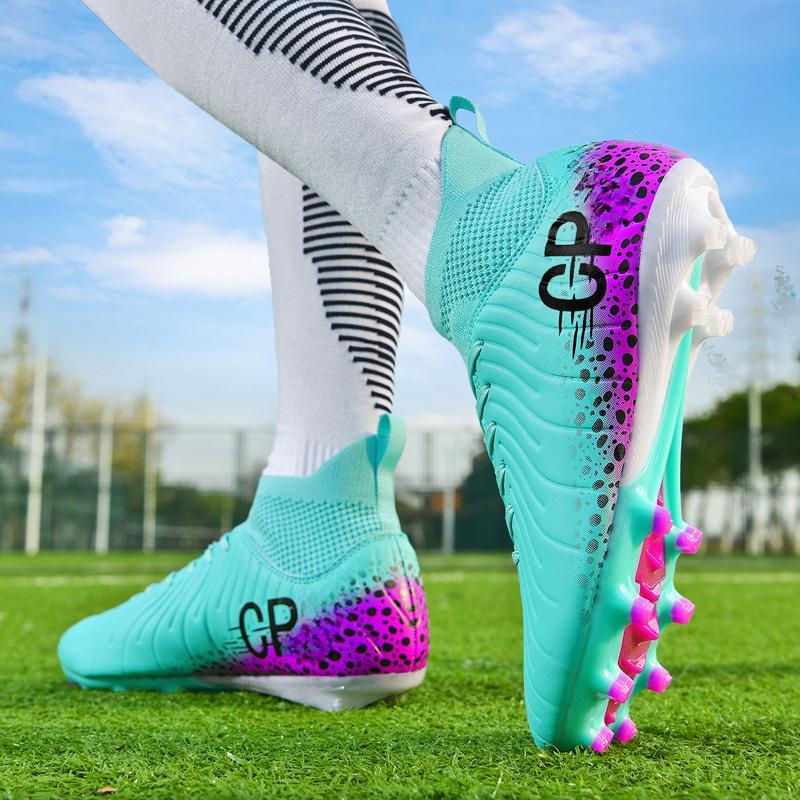 33-45 Kinder/ Jugendliche Große Größe Hoch Lange Nägel Fußballtrainings-Sneakers Herren- und Damen-Fußballschuhe