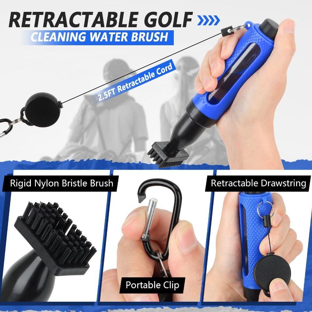 Easy to Clean Golf Club Cleaning Brush Deep Cleaning Golf Club Cleaner  Golf Accessories