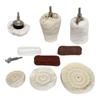 10 Buffing Pad Polishing Wheel Kits, Included Rouge Compound, Cone, Column, Mushroom, Grinding