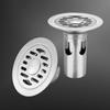 Stainless Steel Round Sink Strainer Cover Hair Catcher Sink Drain Plug  Bathtub