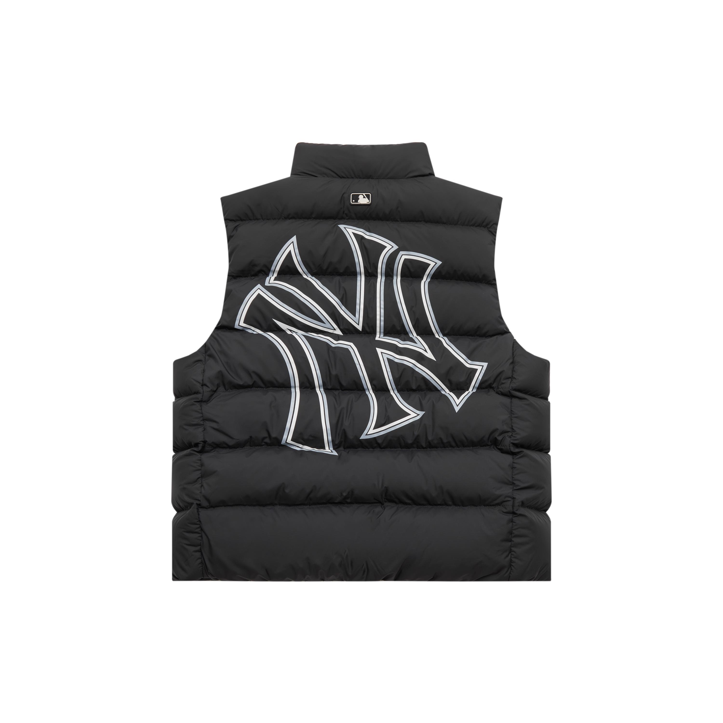 MLB Down Vest Short Unisex Black 3ADVB0336-50BKS XS