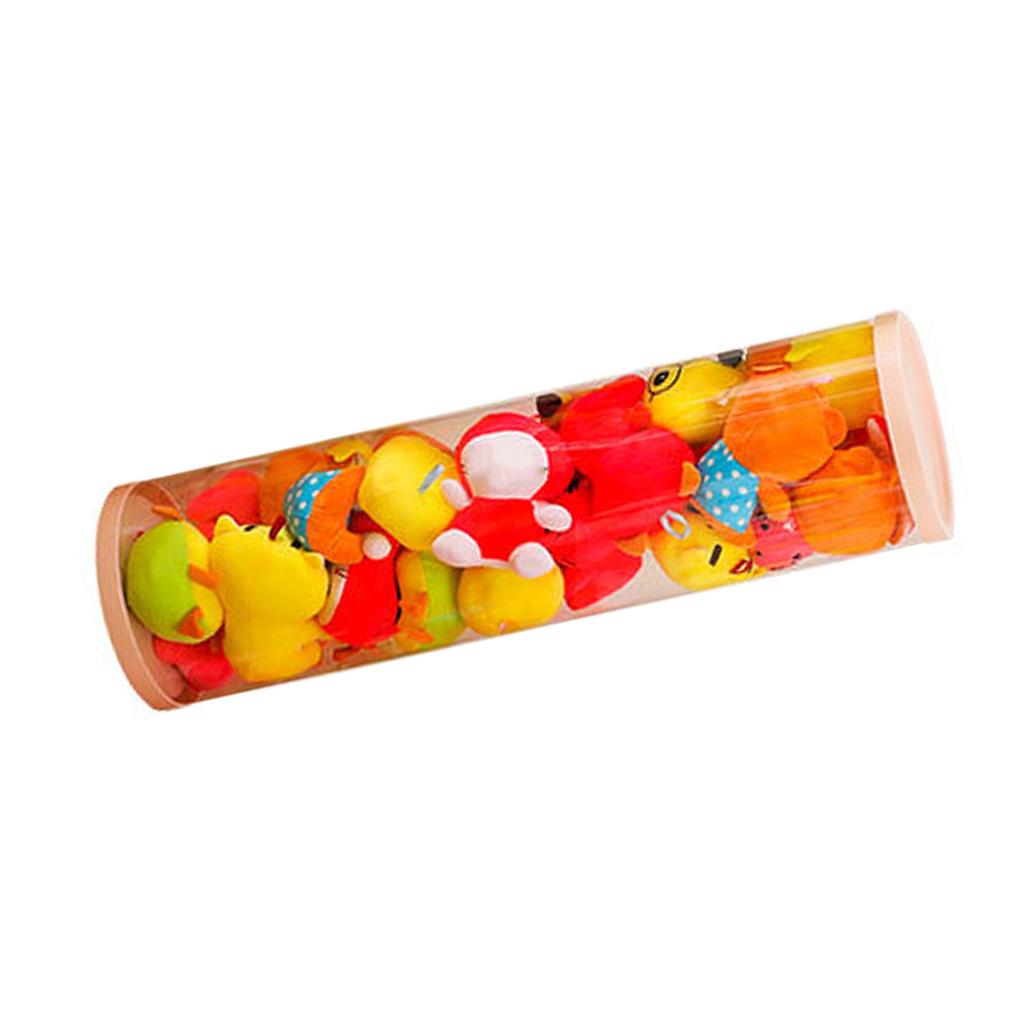 Secchio Trasparente Rotante in PVC per Conservare Bambole 26cm Secchio per Conservare Peluche per la Casa 90cm /