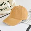 Waterwashed Denim Baseball Cap With Curved Brim For Casual Fashion Men Women