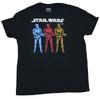 Star Wars Episode 9 Adult New T-Shirt - Primary Colored Trooper Pics