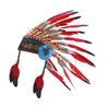 Indianer-Kopfschmuck Karnevalsdekoration Rollenspiel Kopfbedeckung für Männer Frauen Erwachsene