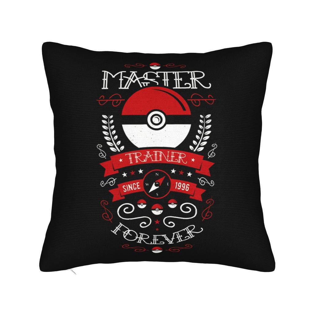 Cartoon Pillowcase Polyester Cushion Cover Decor Pokemoned Throw Pillow Case Cover Home Zipper 45X45Cm