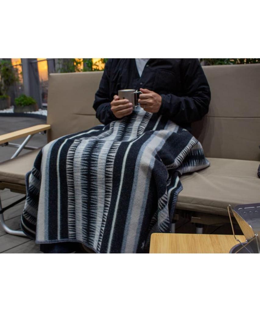 Snow Peak Muchacho Blanket One CH Blanket Throw Charcoal Gray Outdoor Camping Home SP×PENDLETON SI-PD-22AU001CH (Charcoal Gray/FF)