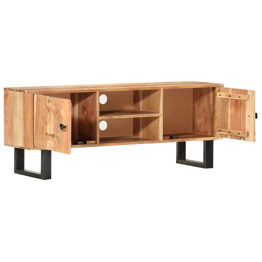 TV Cabinet 118 X 30 X 45 Cm Solid Acacia Wood