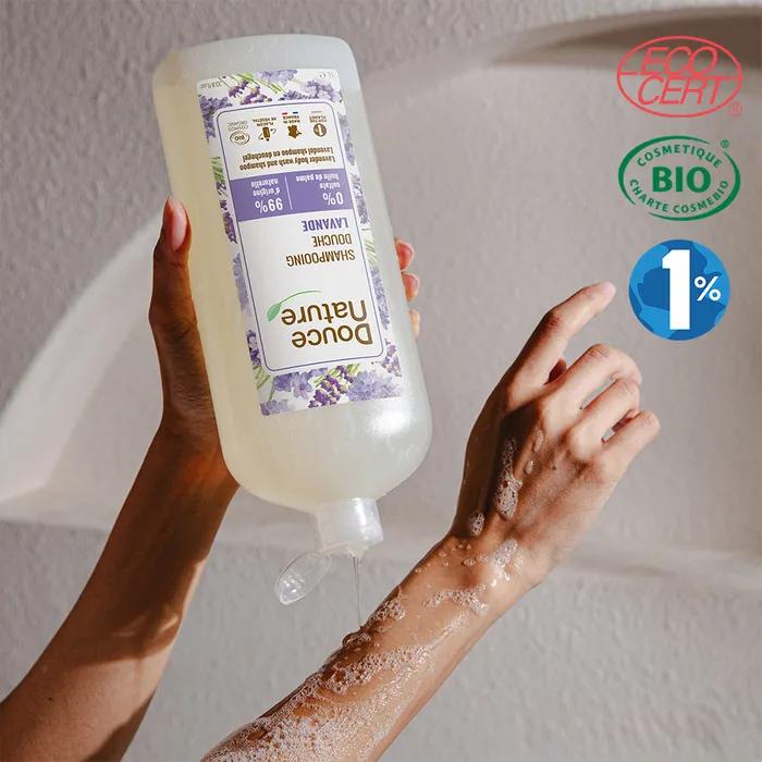 Organic Mildly Acidic Large Capacity Body Wash Lavender 1000ml Pregnant Women Body Wash