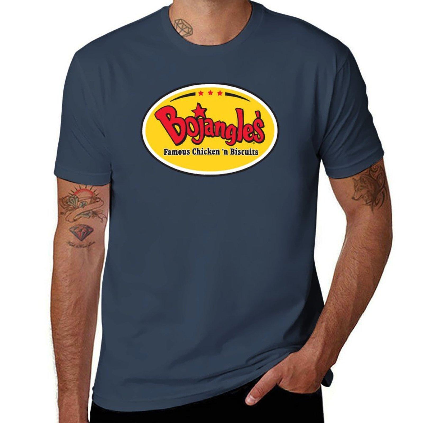 Bojangles Logo Fast Food No 1 Tshirt Plus Size Street Style Tee S