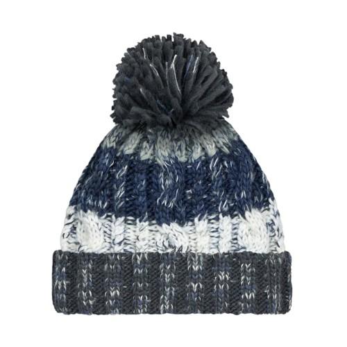 Corkscrew Pom Pom Beanie