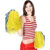 12 Pack Cheerleading Pom Poms Sports Dance Cheer Plastic Pom Pom For Sports Team Spirit Cheering