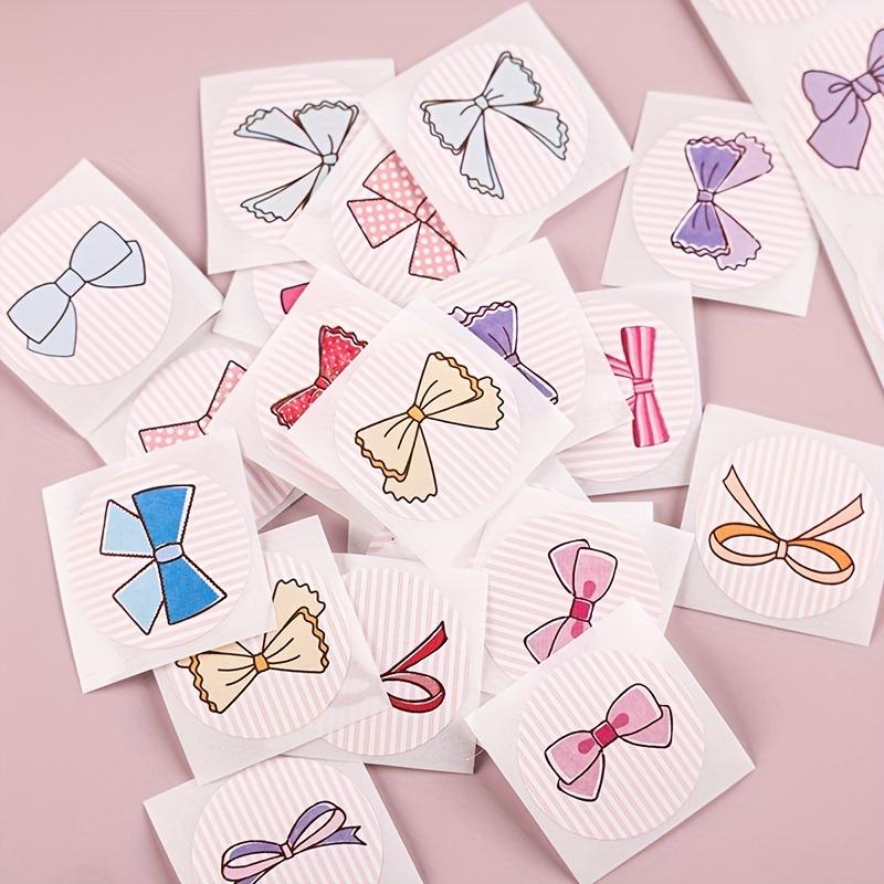 5 rolek 2500 szt. Samoprzylepne kokardy prezentowe Okrągłe naklejki uszczelniające Etykiety w rolce do dekoracji opakowań