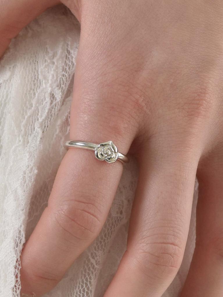 Lovetrix Silver925 Heart Rose Ring
