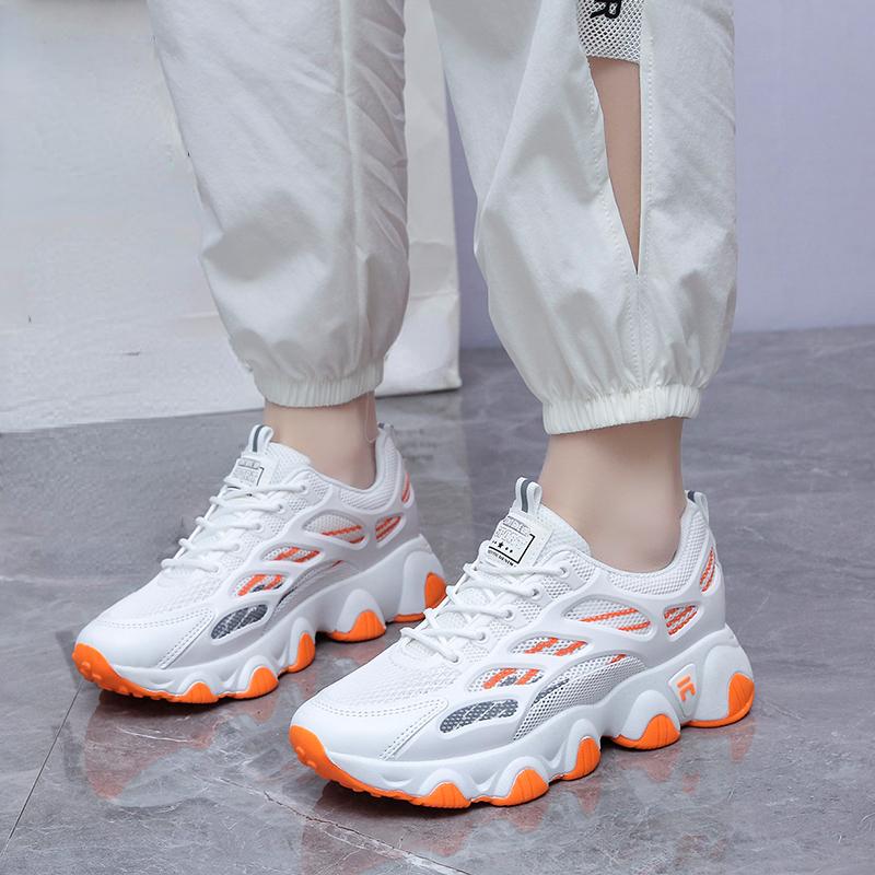 

Весенняя мода, новая сексуальная удобная повседневная женская обувь с круглым носком, дышащая износостойкая женская обувь на толстой подошве, спортивная обувь