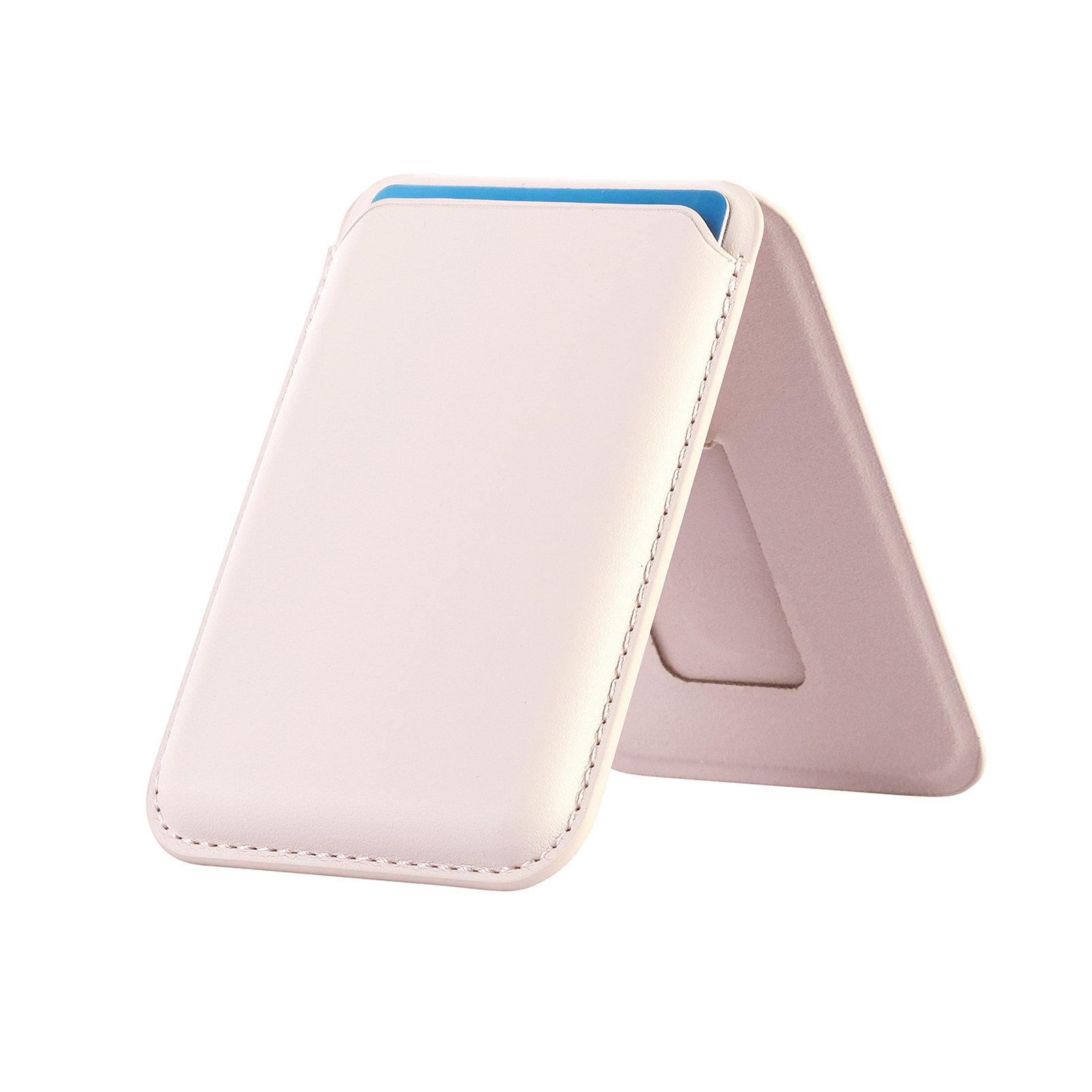 

Phone Card Holder Suitable For Magsafe Magnetic Tape Adhesive Iron Ring Phone Case Universal PU Leather Wallet Bag
