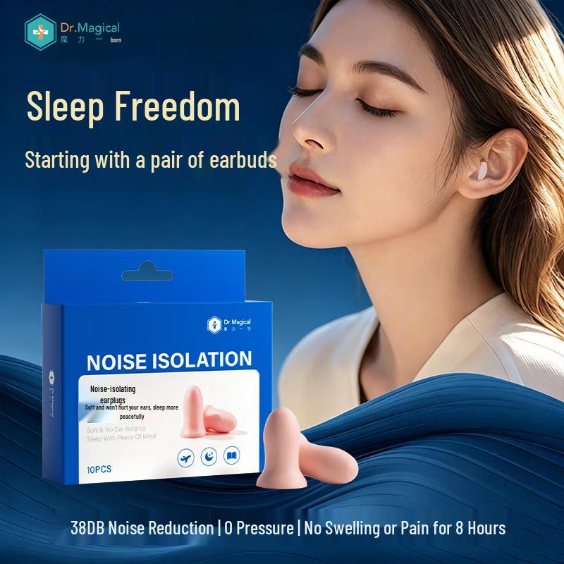 Dr.MAGICAL Professional Noise-Cancelling Earplugs for Sleep