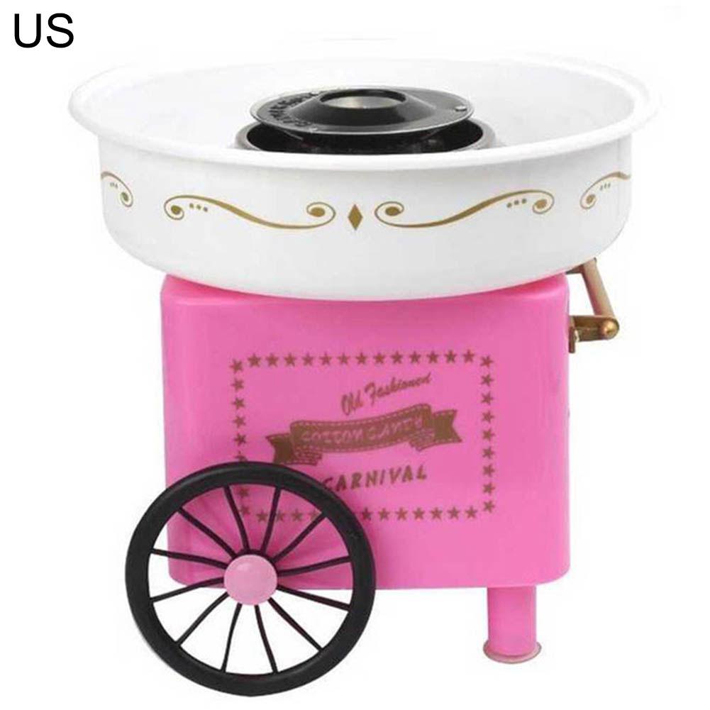 220V 500W Mini Electric Cotton Candy Maker Sugar Floss Machine Kids Gift New