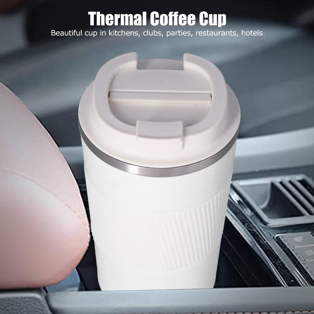 Reusable Thermal Travel Mug 380ML Capacity Portable Coffee Mug Durable Travel Coffee Mug  Daily Use
