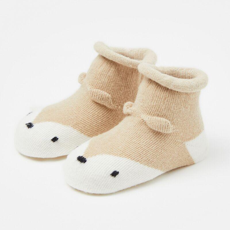 Babymädchen Socken Jungen Kleidung Neugeborenen Zubehör Säuglings Hausschuhe Kinder Kinder Tiere Kleinkinder Sachen Artikel Waren Ente Fuchs