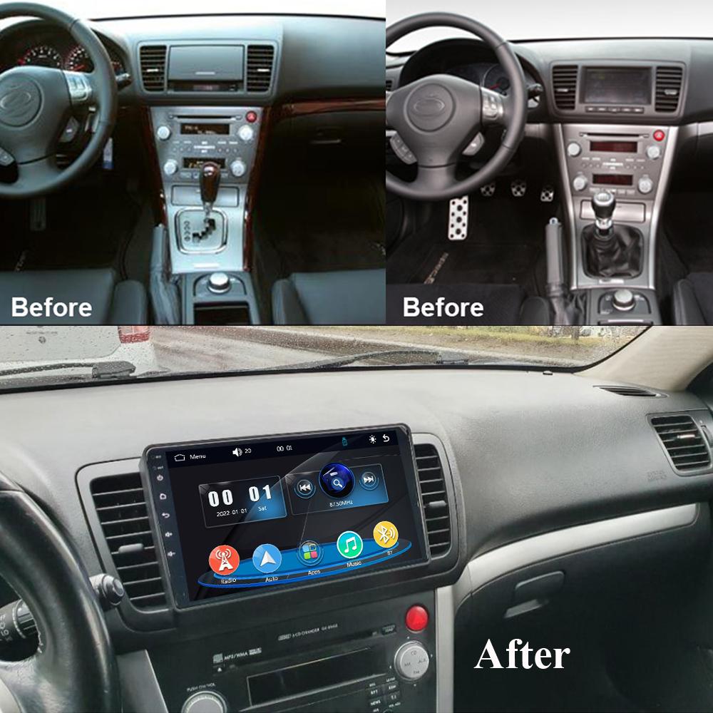 Icreative Car Radio Multimedia MP5 Player Head Unit Stereo BT For Subaru Legacy Outback 2003-2009