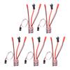 5PCS 30A Brushed ESC with Brake Dual Way JST Interface Micro 30A Brushed Speed Controller for 130 180 260 Motor 1 16 1
