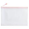 5pcs A4 Document Organizer Bag Large Capacity Stationery Storage Bag Mesh Zipper Pouch  Office