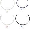 Handmade Starfish Short Necklace with Colorful Beads Ideal for Women and Fashion Enthusiasts Seek Unique Styles