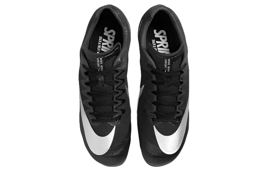 Nike Air Zoom Rival Sprint Spikes 'Black Metallic Silver' DC8753-001