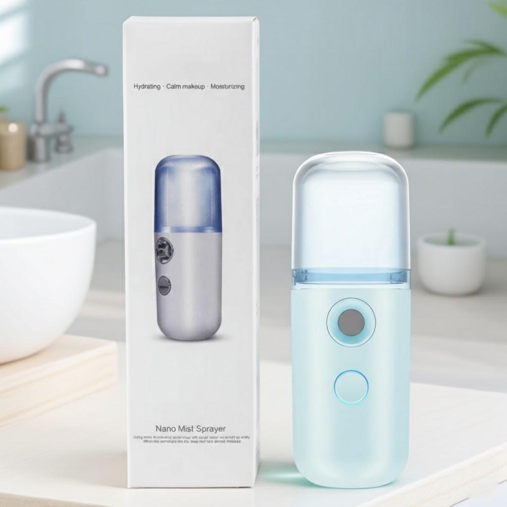 30ML Nano Facial Mist Sprayer Portable USB Mini Face Steamer Humidifier for Skin Care Hydration Beauty Tool
