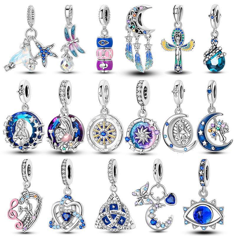 Virgin Mary Mother Charms Pendant Beads Copper Fit Original Bracelet Jewellery For Women Diy