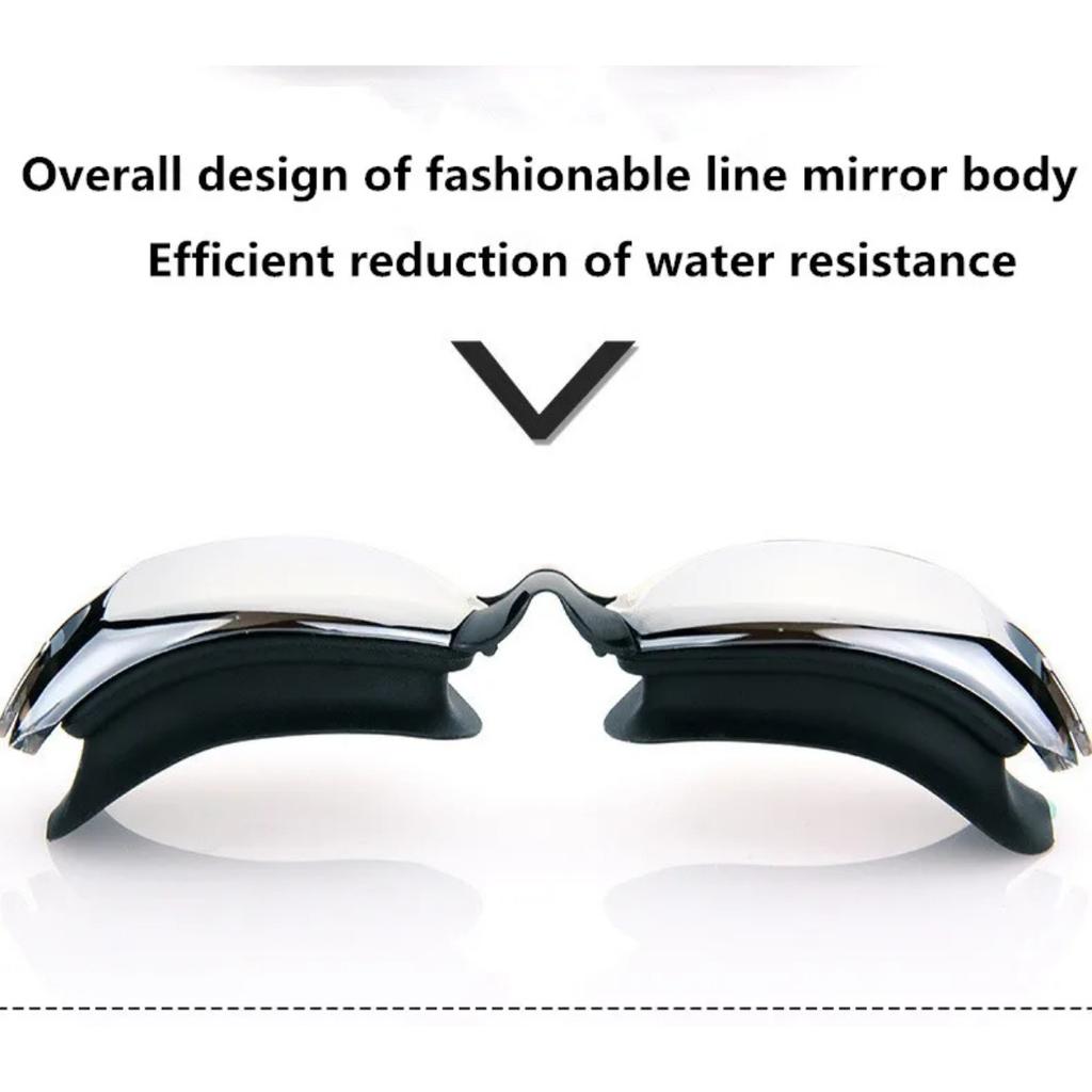 Professional Swimming Goggles Swim Glasses Electroplate Waterproof Professional Adult Anti-fog UV Protection Lens Men Women Adjustable Swim Glasses