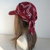 Pentagram Scarf Baseball Cap Korean Style Strappy Scarf Hat Portable Letter Headscarf Hat  Girl