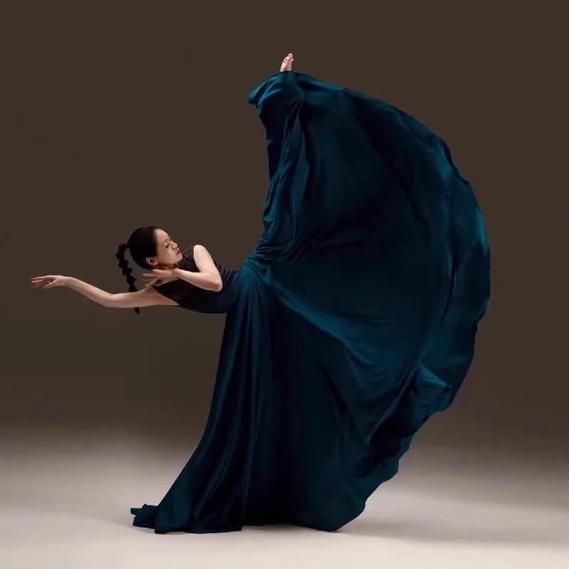 Gonna Mezza Lunghezza Danza Balletto Donna Pattinaggio Gonne Lunghe Abbigliamento Pratica Ballerina Gonne Professionali da Palco