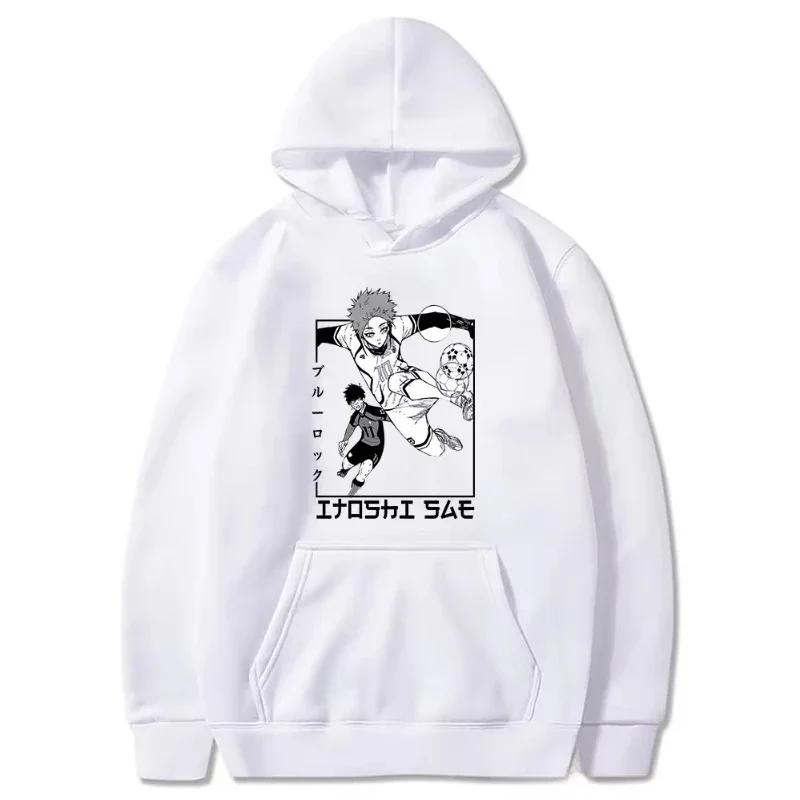 

Manga BLUE LOCK Itoshi Sae hooded sweatshirt for Men s casual Loose Anime Street in Autumn Winter S