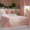 VELVI Quilted Bedspread - Delicate Powder Pink - 170x210 cm