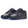 Nike Dunk versatile low-top skate shoes for women in black and blue