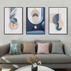 Abstract Geometry Decorative Paintings Nordic Luxury Woman Posters and Prints Wall Art for Living Room Porch Decor