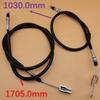 Left Right Rear Brake Parking Cable Set for Kawasaki Mule 2500 2510 2520 3000 3010 3020 4000 4010 54005-0307 54005-1210 54005-11