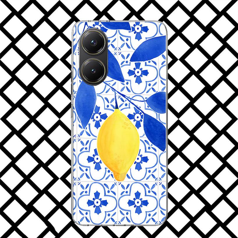 Mediterranean Lemon Phone Case for Xiaomi Poco F7 Ultra X7 X6 X5 Pro X4 Gt M8 M7 Redmi 15 15C 13 13C 12 12C Soft Cover Fundas Po
