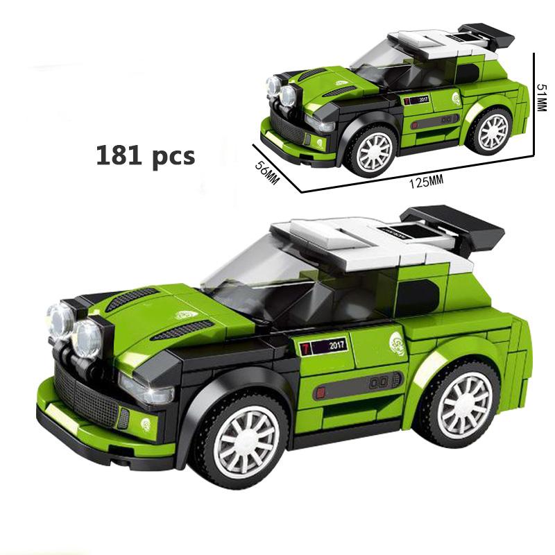 Technical Car Speed Sports Car Building Blocks City Vehicle Street Garage Educational Construction Toys